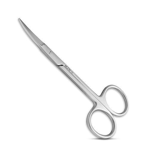 Professional Fingernail Scissors for Manicure Care Precision Nail Grooming Tool for Mustache Trimming and Eyebrow Shaping Sharp Stainless Steel Beauty Shears