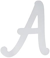 Algopix Similar Product 14 - Darice U9188-A 9In White Wood Letter