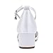 TNMIUH Zapatos de Boda cómodos de tacón bajo para Mujer con tacón de Bloque Punta Cerrada y Tira al Tobillo de satén para Novia Zapatos de Vestir de tacón bajo Imagen de TNMIUH Zapatos de Boda cómodos de tacón bajo para Mujer con tacón de Bloque Punta Cerrada y Tira al Tobillo de satén para Novia Zapatos de Vestir de tacón bajo