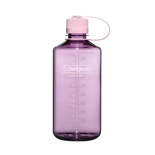 Image of Nalgene 32 oz Narrow Mouth Water Bottle | BPA-Free, Durable & Leak Proof, Lightweight Bottle for Hiking, Gym & Travel, Cherry Blossom
