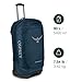 Osprey Transporter 90L Wheeled Travel Duffel Bag, Venturi Blue