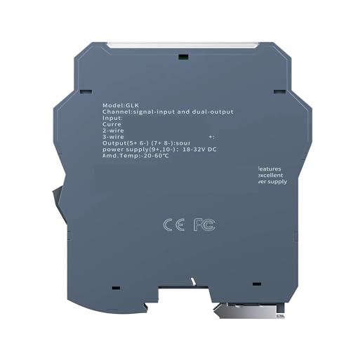 Isolateur de signal 4-20 mA double sortie 0-5 V avec isolation galvanique