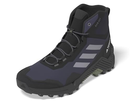 adidas Damen Eastrail 2.0 Mid RAIN.RDY Hiking Waterproof Shoes, Preloved Violet/Glory Grey/Tent Green, 40 EU