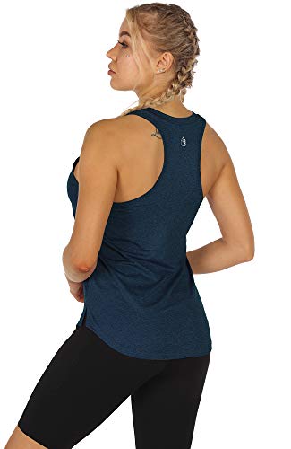 icyzone Women's Racerback Workout Tank Tops - Athletic Yoga Tops, Running Exercise Gym Shirts (Pack of 3)3