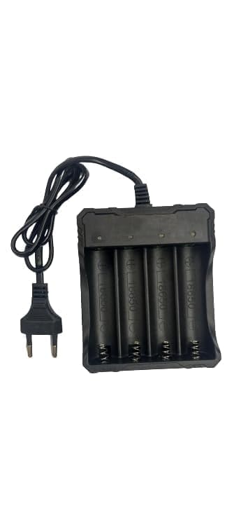 CARE CASE® LI-ION Charger AC to DC 18650 Battery Charger, 4 Cell Battery Charger