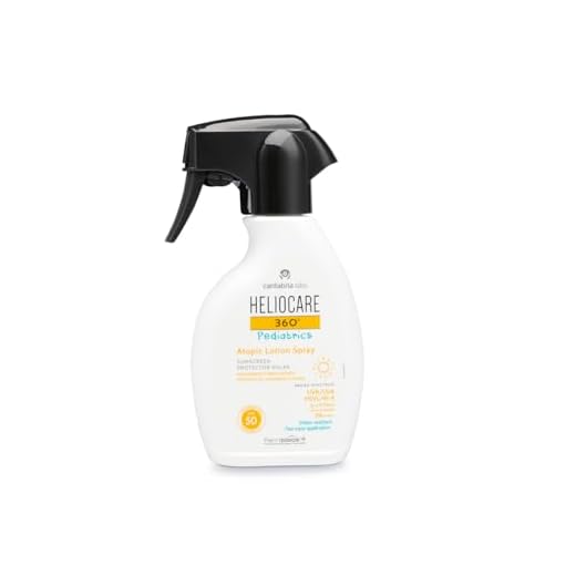 Heliocare 360º Pediatrics Atopic Lotion Spray SPF 50 - Crema Solar para Niños, Hidratante, Ultraligera, Hipoalegérnica, Pieles Sensibles o Atópicas, 250ml