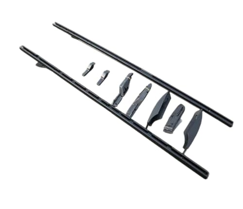 Barres de toit Discovery 4 et 3 SHANSHAN en alliage noir pour rail de voiture