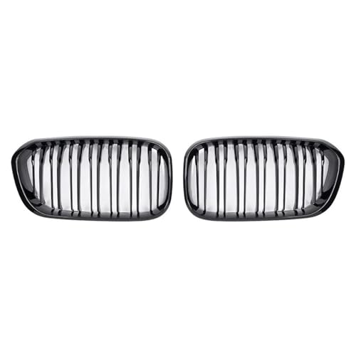 Parrilla delantera negra brillante para BMW Serie 1 F20 y F21 modelos LCI de 2015 a 2019