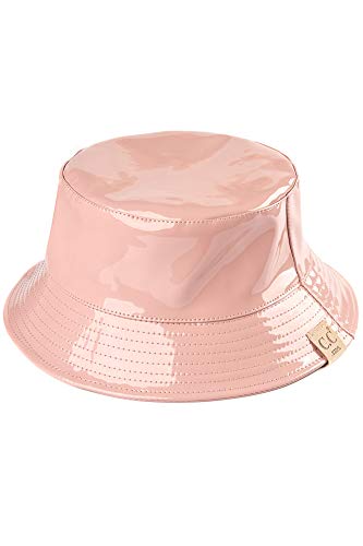 JINS CLOSET Children Kids Girl 2-9 Years Waterproof Shiny Rain Bucket Cap Hat