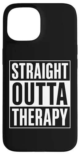 Straight Outta Therapy Compton sarcastique drôle de santé mentale Coque pour iPhone 15