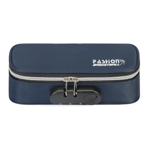 Mochilas Y Bolsas, Shoes KTMOUW Estuche para Lapices Impermeable de Gran Capacidad,Estuche con 4 Compartimentos,Lapiceras Organizadoras con Cerradura de Combinación Antirrobo, Lapicera...