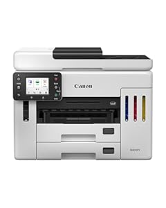 Canon MAXIFY GX7150 kompakter Büro-Drucker – Farbdrucker & Scanner All-in-One WLAN | MegaTank Tintenstrahldrucker mit Kopierer & Scanner | Wi-Fi, Ethernet & USB-Anschluss