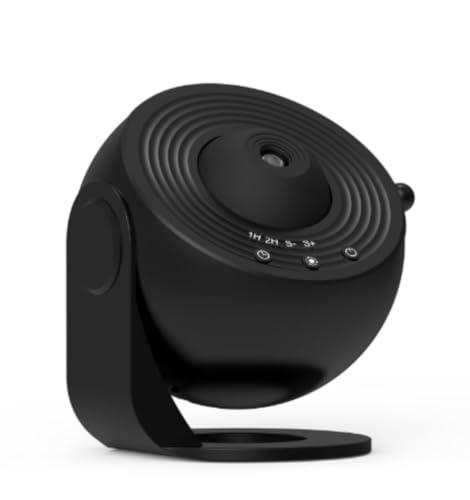 Fiegcit ギャラクシープロジェクター 12イン1 プラネタリウム スタープロジェクター リアルな星空 ナイトライト 太陽系星座 月 子供 大人 寝室 天井 ホームシアター リビングルーム 装飾 (ブラック)