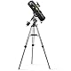 Bresser Spiegelteleskop Pollux 150/1400mm katadioptisches Spiegel-System mit Smartphone Kamera Adapter und hochwertigem Sonnenfilter, inklusive Montierung, Stativ und Zubehör