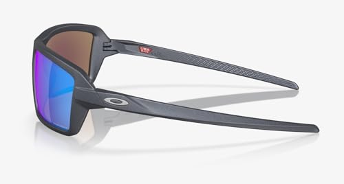 Oakley Cables Sunglasses Blue Steel with Prizm Sapphire Lens 63mm4