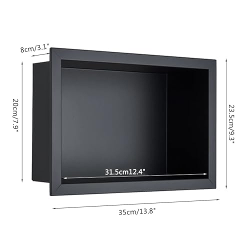 Niche de douche encastrée étagère simple acier inoxydable durable