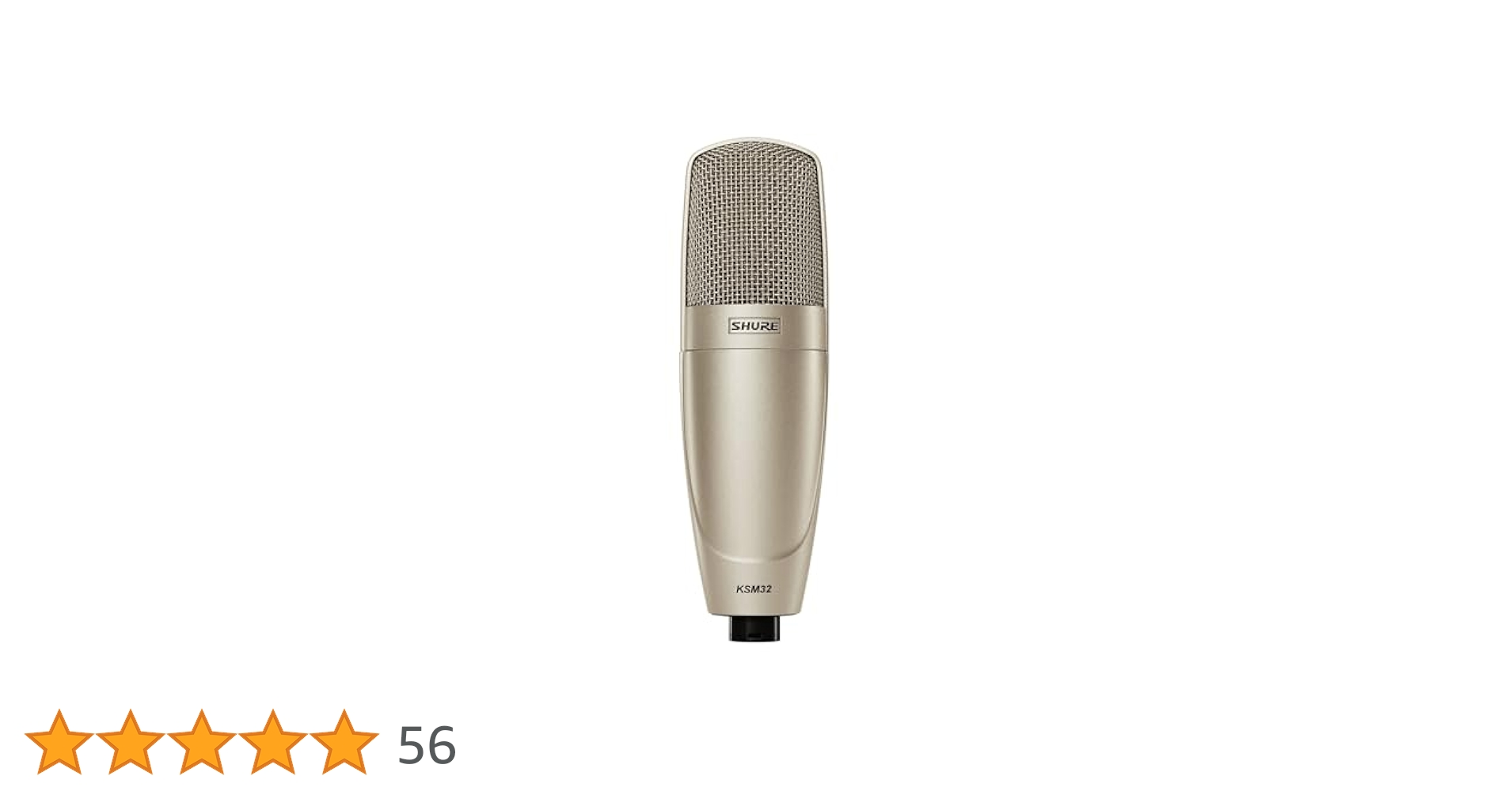 Amazon | SHURE コンデンサーマイク ボーカル用 楽器用 KSM32/SL