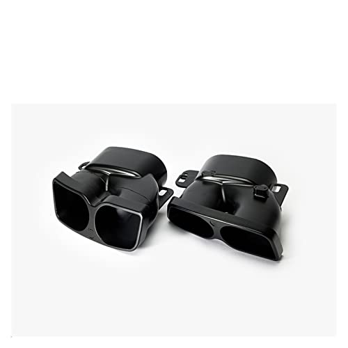 Compatible For Mercedes C63/S W204 W205 W212 W222 S205 C205 Pre-Facelift 15-18 Pair Modified Car Exhaust Muffler Tail Tips