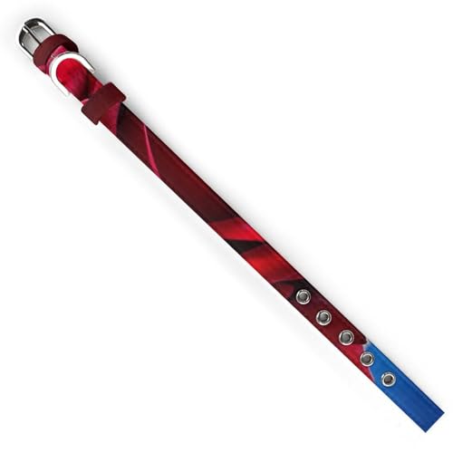 Collier rose rouge pour petit chien et chat réglable - 7