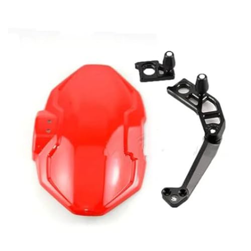 �ɓK������TMAX530 �ɓK������Tmax-560 2017-2025 �I�[�g�o�C���A�t�F���_�[�z�C�[���X�v���b�V���K�[�h�}�b�h�K�[�h�i���o�[�v���[�g�t���[���L�b�g �i���o�[�v���[�g�u���P�b�g �z���_�[ �t�F���_�[(Red 1)