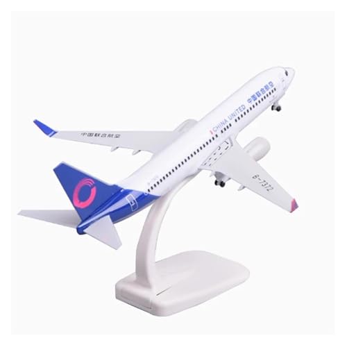 Aviones de Metal Fundido de 20cm B737 maqueta de aleación coleccionable