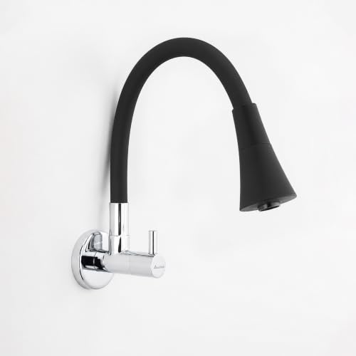 Image of Acetap 2 Mode Flexible Kitchen Sink Faucet with 360 Rotation | Splash-Proof Design, Water-Saving, Easy Installation, Washing & Cleaning, Wall Mount