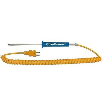 Digi-Sense Compact Thermocouple Probe, 4.5 in L, Grounded Type K