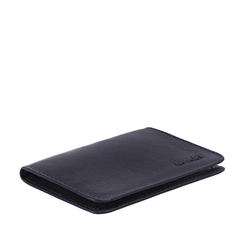 Carteira Mini Couro Legítimo Porta Cartão Cnh Masculina 154 (Azul Marinho)