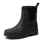 Amazon Essentials Women's Chelsea Ankle Rain Boot,...