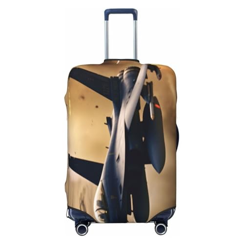 War Plane Print Luggage Suitcase Covers Elastic Washable Luggage Protector Luggage Covers For Suitcase
