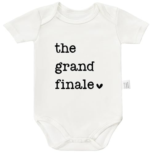 The Grand Finale Bodysuit, Baby Announcement Rompers, Coming Soon Clothing, Infant Short-Sleeve Outfits 0-24 Month