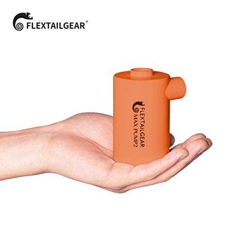 FLEXTAILGEAR MAX Pump 2 Portable Air Pump with 3600mAh Battery USB Rechargeable Lightest