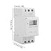 Interruptor programable 16 A carril DIN con relé de temporizador programable LCD...