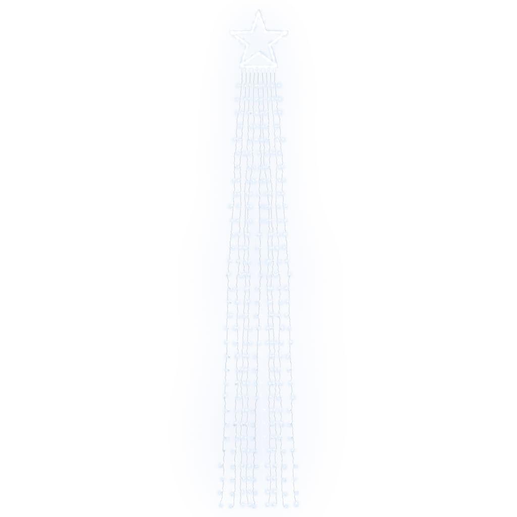 LAPOOH Lampka choinkowa 320 diod LED zimna biel 375 cm, lampki choinkowe, wodoodporne wewnątrz i na zewnątrz, lampki choinkowe-356924