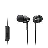 sony ps4 black friday deals 2018 Materiale durevole Sony MDR-EX110AP - Cuffie in-ear con microfono, Auricolari in silicone, Nero