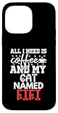 Fifi Cat Name GIfts With Coffee