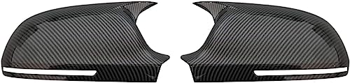 Car Rearview Mirror Cap for Audi A4 B8.5 2011 2012 2013 2014 2015 2016,Car Rear View Mirror Cover for Protective Decoration Replace Car Accessories,A-Carbon Fiber Pattern
