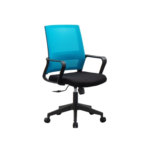Silla de oficina ergonómica con respaldo alto y ruedas de 360° para juegos y trabajo, cómodo diseño de malla