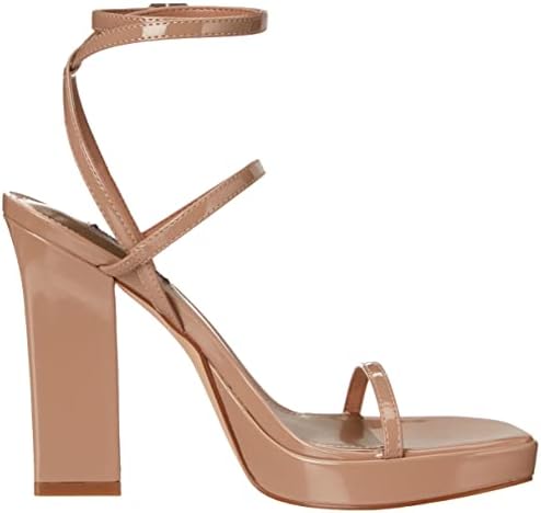 Nine West Women's BENZ3 Heeled Sandal, Natural, 9.5 | Image 5