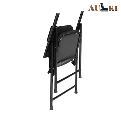 Image of CTABWT (E-12) Folding Study Chair, Adjustable Writing Pad, Work from Home, Educational Centre, Office, Study, College, School, Classroom, Home, (Black)