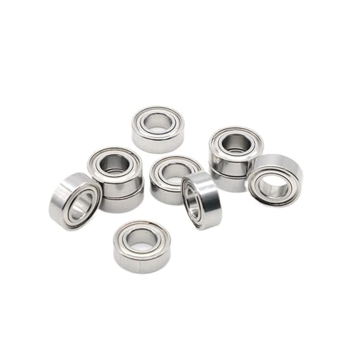 Kit de 10 roulements S687W4ZZ 7x14x5 mm de haute précision ABEC 7 pour micromécanique
