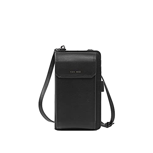 Pixie Mood Rae 7 x 4 Vegan Leather Convertible Crossbody Phone Wallet, Black