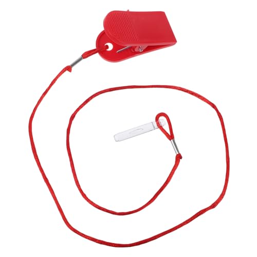 TOYANDONA Treadmill Function Stop Key Emergency Replacement Safety with Lightweight Abs Material Magnetic Machine Safety Lock for Running Gym Personal