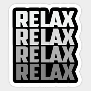 Stickers Vinyl Relax Meditation Focus Relaxation Calm Focusing- Vinyl Stickers Laptop Decal Water Bottle Sticker Funny Sticker, Gifts Stickerâ€¦2021