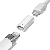 iafer Charger Adapter Compatible with Apple Pencil 1st Generation, Female to Female Charging...