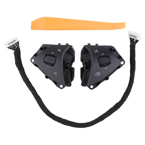 MOTOKU Pair Left and Rigth Steering Wheel Switch Radio Voice Control Button for Tesla Model S X 2016-2020