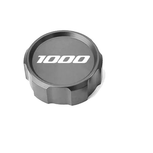 Bouchon de réservoir liquide frein avant CNC gris pour Suzuki GSXR 1000