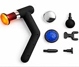 MBHI Massagepistole, Modell MD-XY18, Schwarz, 8,4 V Wiederaufladbar mit 6 Massageköpfen...