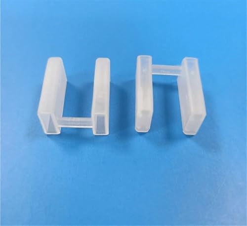 ZHANGGH 1000 Piezas de Cubierta Protectora de Dos enchufes Americanos, Tapa Antipolvo de Enchufe de alimentación de Dos Clavijas Transparente de Polietileno no Polar