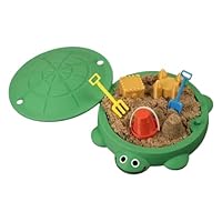 Mini Desktop Turtle Sand Box, 11x10cm Turtle Sandbox, Mini Turtles Sandbox Desk Toy With Tools, Portable Sand Toy With Lid, Stress Relief Novelty Gift For Kids Beach Garden Indoor Outdoor Activities